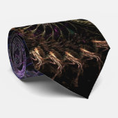 ダークフラクタル渦巻きタイ ネクタイ (ロール)