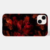 ダークフラワーブラッサムイラスト Case-Mate iPhoneケース (裏面 (横))