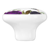 ダークフローラグラム金ゴールドグリッターユニコーントレンディー セラミックノブ (側面)