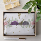 ダークフローラグラム金ゴールドグリッターユニコーン誕生日 薄葉紙 (ギフト)