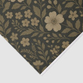 ダークフローラコテージお洒落ーウォーターカラー 薄葉紙 (詳細)