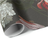 ダークフローラスチルライフ紙 ラッピングペーパー (ロールコーナー)