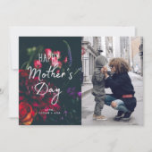 ダークフローラマザーズデイフォトカード 招待状 (正面)