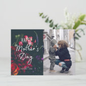 ダークフローラマザーズデイフォトカード 招待状 (スタンド正面)