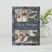 ダークブエレガントルークリスマスツリーファミリーの写真 シーズンカード (スタンド正面)