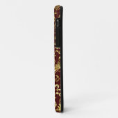 ダークブラウンおよび金ゴールドヴィンテージダマスク Case-Mate iPhoneケース (裏面/左)