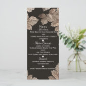 ダークブラウンとブロンズの葉秋メ素朴ニュー メニュー (スタンド正面)