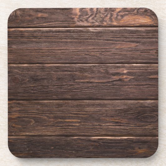 ダークブラウンのコースターセット コースター (正面)
