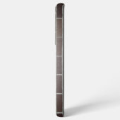 ダークブラウンのレンガフォンケース SAMSUNG GALAXYケース (裏面横)