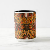 ダークブラウンの秋のリス マグカップ (中央)