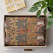 ダークブラウンの秋のリス 薄葉紙 (ギフト)