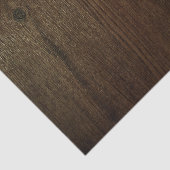 ダークブラウンウッドグレインティッシュペーパー 薄葉紙 (詳細)