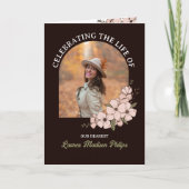 ダークブラウンフローラ祝アーチ写真の生活 プログラム (正面)