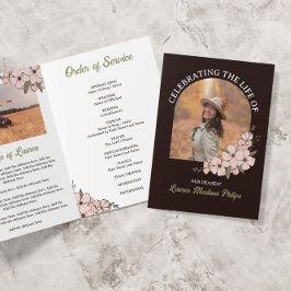 ダークブラウンフローラ祝アーチ写真の生活 プログラム