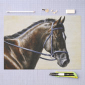 ダークブラウンベイトレークナードレスセージホース 薄葉紙 (クラフト)