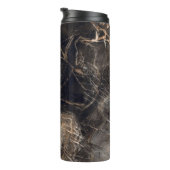 ダークブラウン大理石金ゴールド脈 タンブラー (回転右)