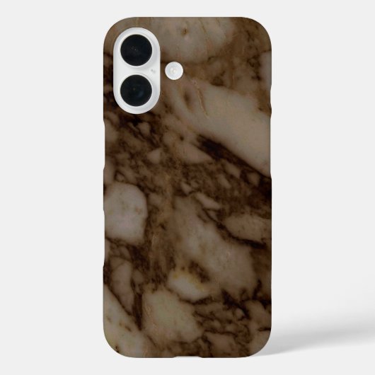 ダークブラウン大理石 Case-Mate iPhoneケース (裏面)