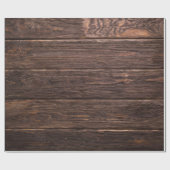 ダークブラウン材のラッピング紙 ラッピングペーパー (フラット)