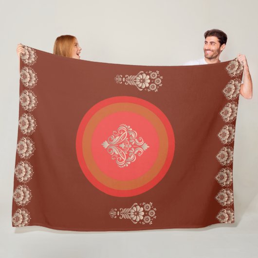 ダークブラウン フリースブランケット (インサイチュ)