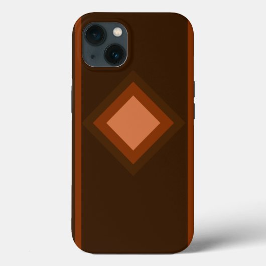 ダークブラウン Case-Mate iPhoneケース (裏面)