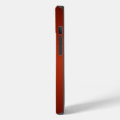 ダークブラシ仕上げマホガニー Case-Mate iPhoneケース (裏面 / 左)