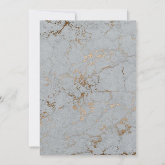 ダークブラックムーディグリーンボタニカル結婚ズ 招待状 (裏面)