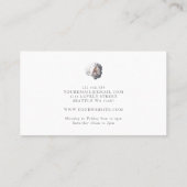 ダークブラックムーディーヴィンテージフローラ 名刺 (裏面)