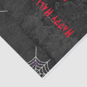 ダークブラック不気味カスタムハローウィンパーティギフト 薄葉紙 (詳細)