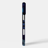 ダークブラック&ブルー不気味ハロウィーンハウス Case-Mate iPhoneケース (裏面 / 右)