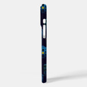 ダークブラック&ブルー不気味ハロウィーンハウス Case-Mate iPhoneケース (裏面 / 左)