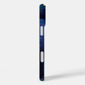 ダークブラック&ブルー不気味ハロウィーンハウス Case-Mate iPhoneケース (裏面 / 右)