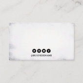 ダークブラック&ホワイトソードタトゥーアーティスト 名刺 (裏面)