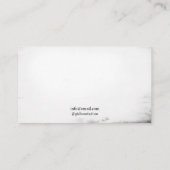 ダークブラック&ホワイトバタフライタトゥーショップ 名刺 (裏面)