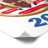 ダークブランドンtシャツジョーバイデン氏2024ミーム ポスター (角)