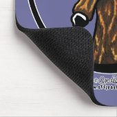 ダークブリンドグレイハウンドIAAM マウスパッド (コーナー)