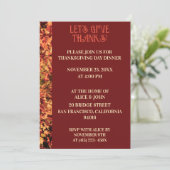 ダークブルゴーニュ感謝祭ディナーオータム饗宴 招待状 (スタンド正面)