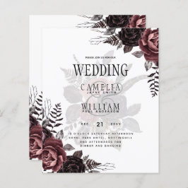 ダークブルゴーニュ黒バラ結婚ズ秋冬