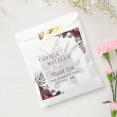 ダークブルゴーニュ黒バラ結婚ズ秋冬 フェイバーバッグ (封をした状態)