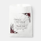 ダークブルゴーニュ黒バラ結婚ズ秋冬 フェイバーバッグ (正面)