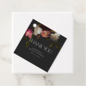 ダークブルゴーニュ&クリームピーニーブラックシャワー フェイバータグ (インサイチュ)