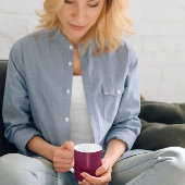 ダークブルゴーニュ コーヒーマグカップ