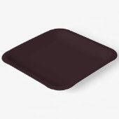 ダークブルゴーニュ | プレーン・ブルゴーニュ ペーパープレート (傾斜あり)
