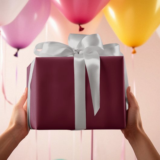 ダークブルゴーニュ ラッピングペーパー