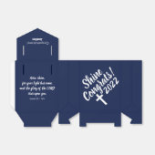 ダークブルーおめでとうございます卒業聖書の詩 フェイバーボックス (折り畳みなし)