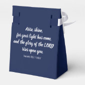 ダークブルーおめでとうございます卒業聖書の詩 フェイバーボックス (裏面サイド)