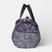 ダークブルーとかわいらし渦巻きろうけつ染め ダッフルバッグ (右)