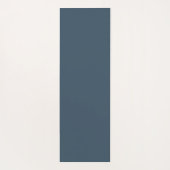 ダークブルーとオフホワイトコラージュ ヨガマット (裏面)