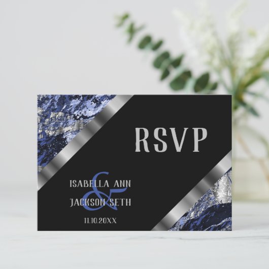 ダークブルーとシルバーの大理石 - RSVP (スタンド正面)