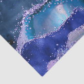 ダークブルーとパープルのグリッター海ゲート 薄葉紙 (詳細)