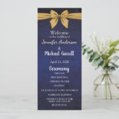 ダークブルーと金ゴールドボウ プログラム (スタンド正面)